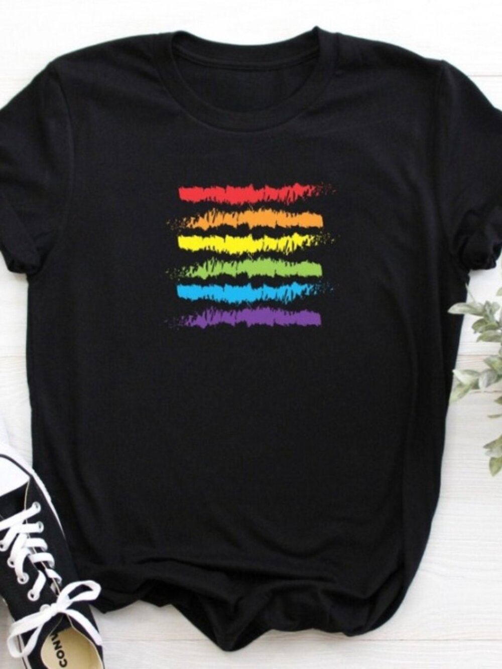 UNISEX Rainbow Tee, Pride Gift, LGBT Flag T-shirt, Gay Pride Tee